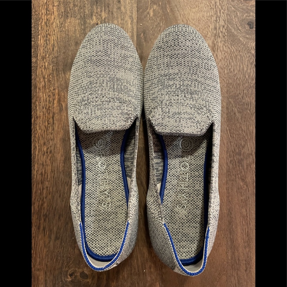 Gray Rothys loafers size 8